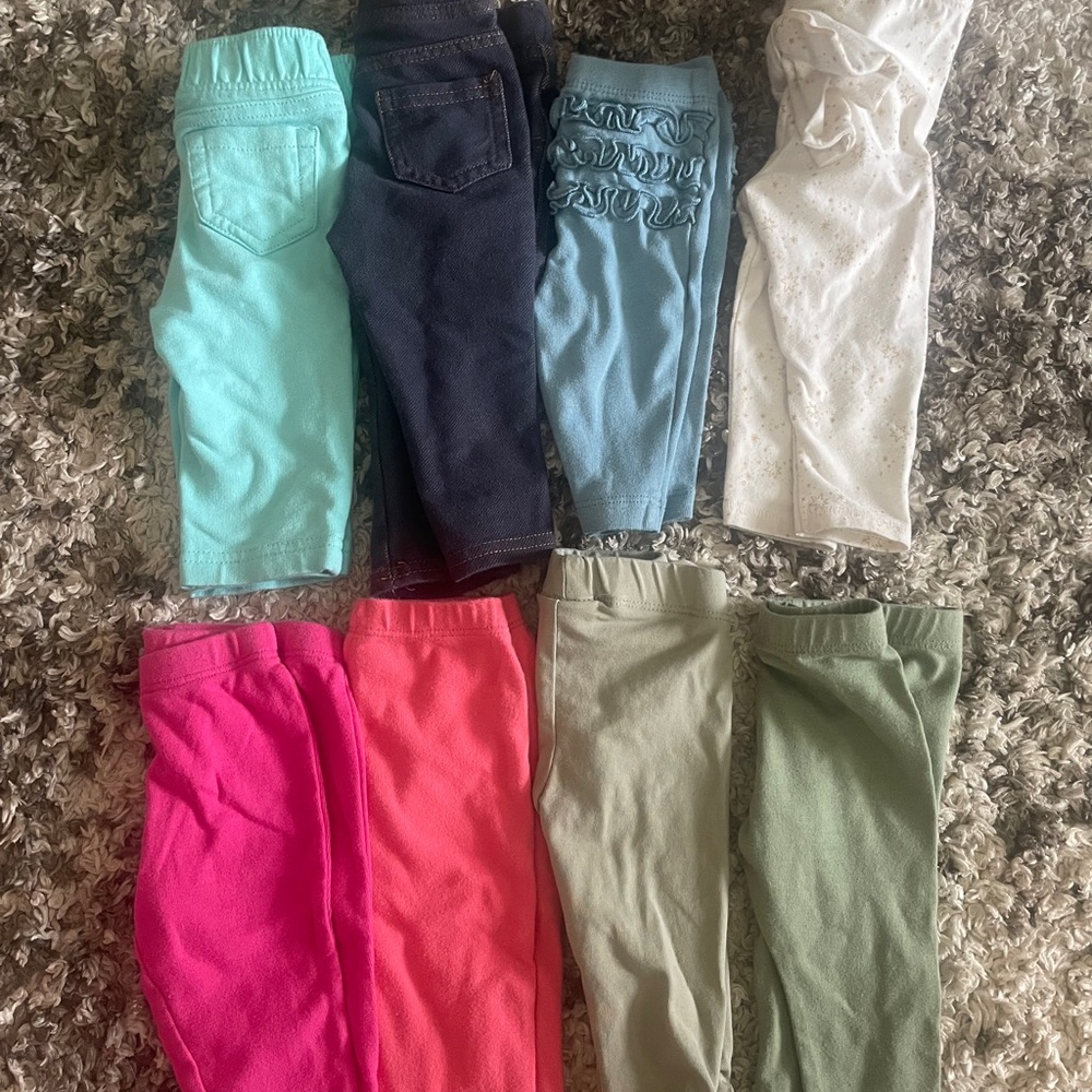 0-3 month baby girl pants
